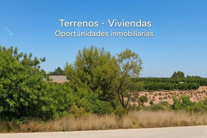 Terrenos y viviendas, oportunidades inmobiliarias